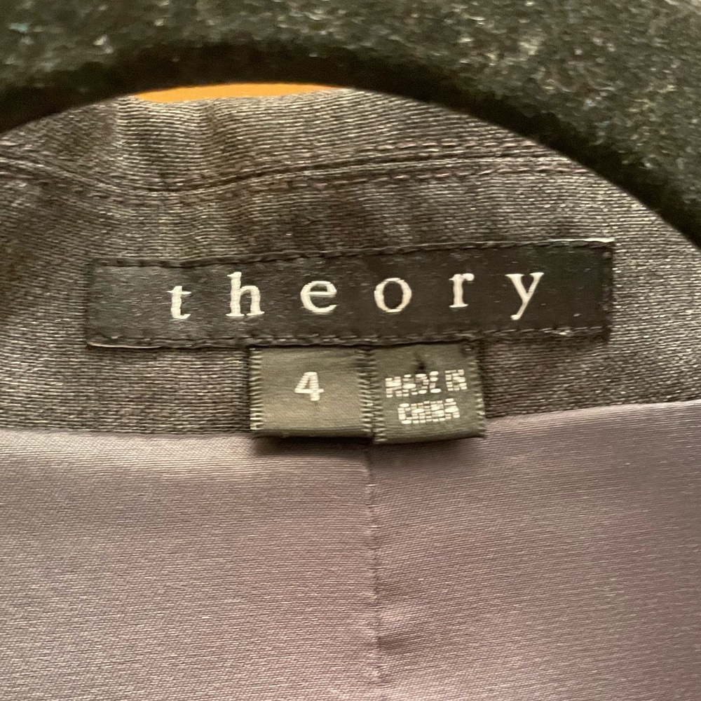 Theory Gray Blazer - image 3